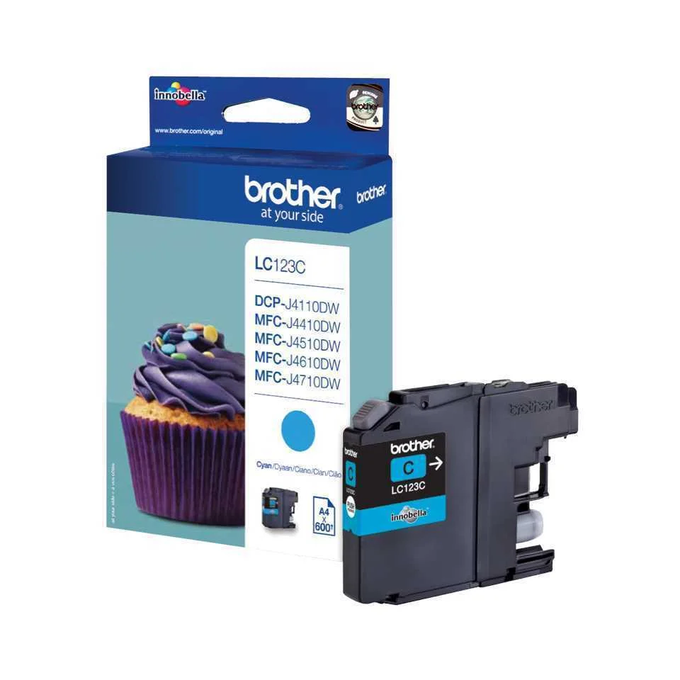 Tinteiro Brother Compatível Lc123 Xl Azul (V3)