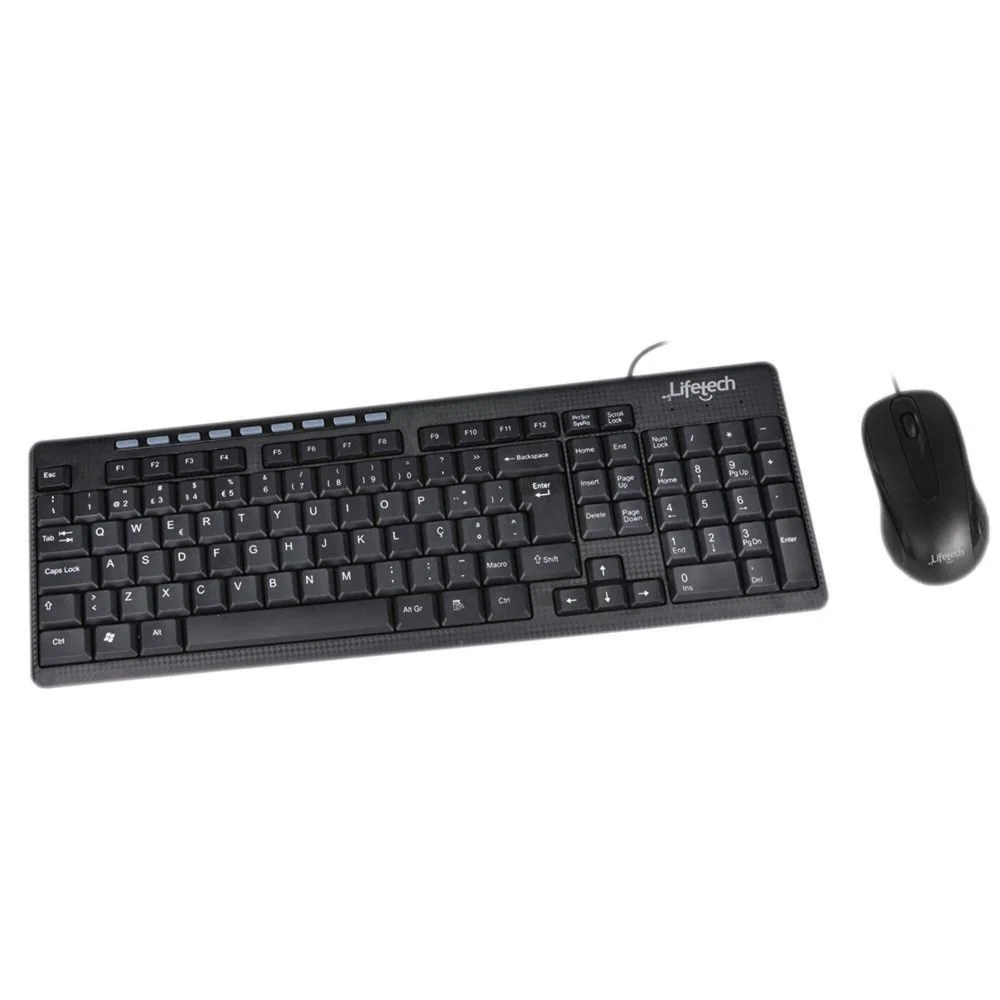 Conjunto Teclado e Rato Basic Multimedia. com Fios
