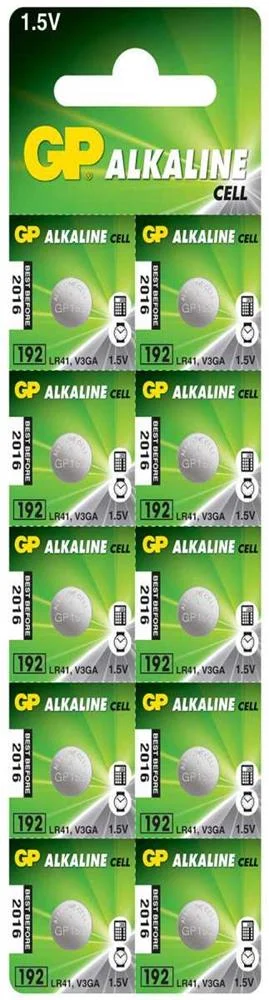 Pilha Alcalina Botão 1.5v Lr41 Gp