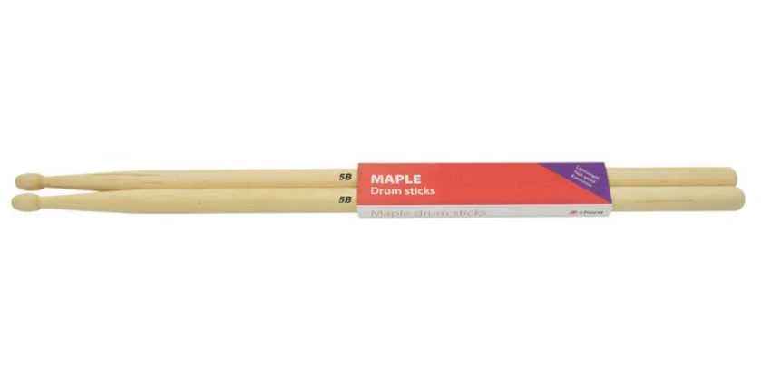 Conjunto de 2 Baquetas para Bateria - 5b - Madeira