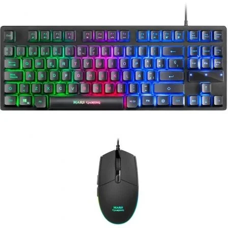 Teclado e Rato para Vídeojogos Mars Gaming Mcptkl.