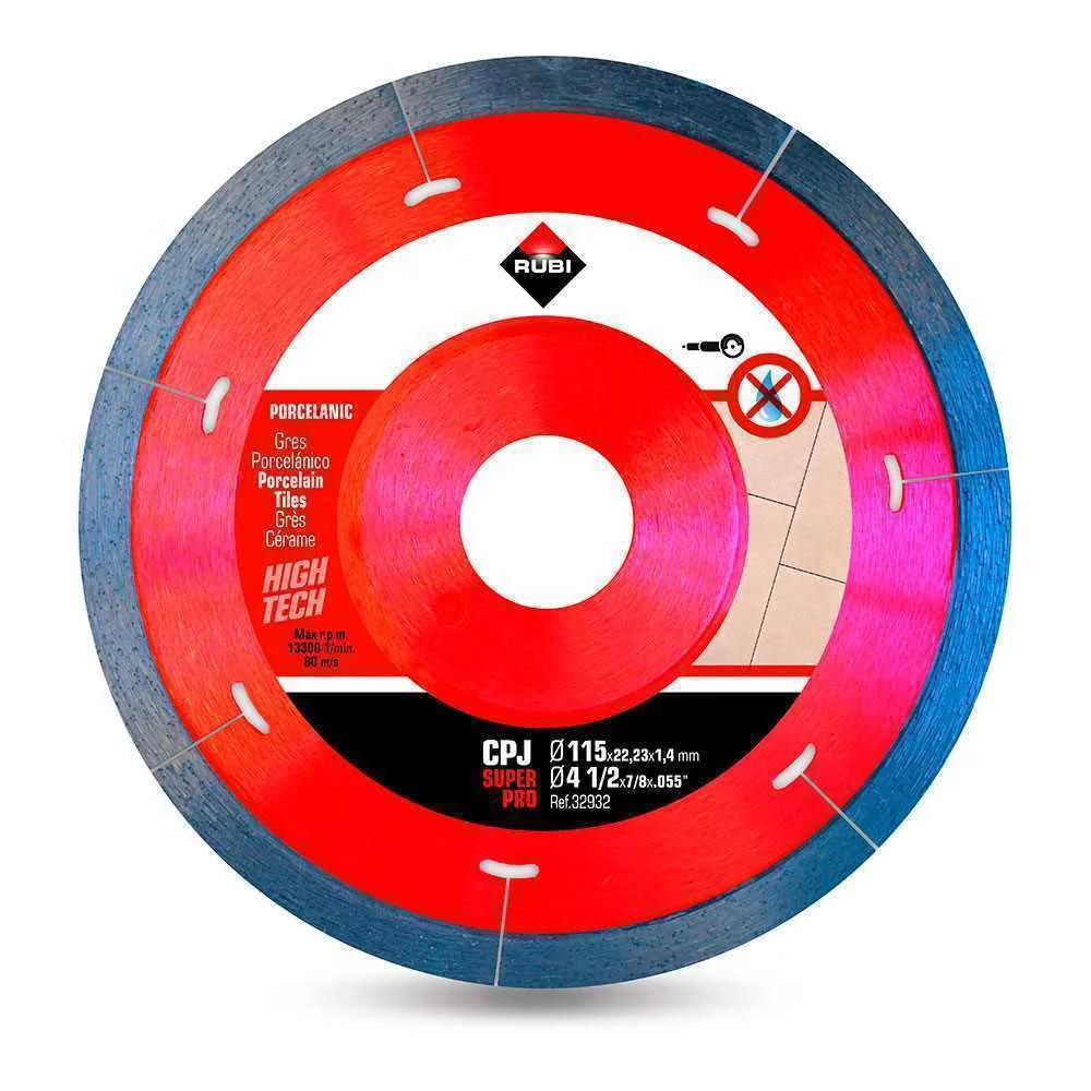 Disco de Diamante Cpj 115 Superpro R32932 Rubi