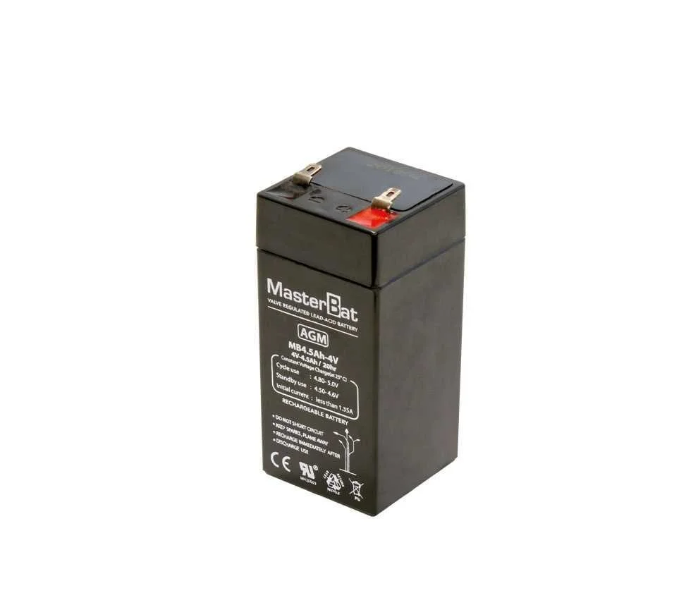 Bateria de Chumbo-Ácido 4.0v/4.5ah (48.0x102.0x48.