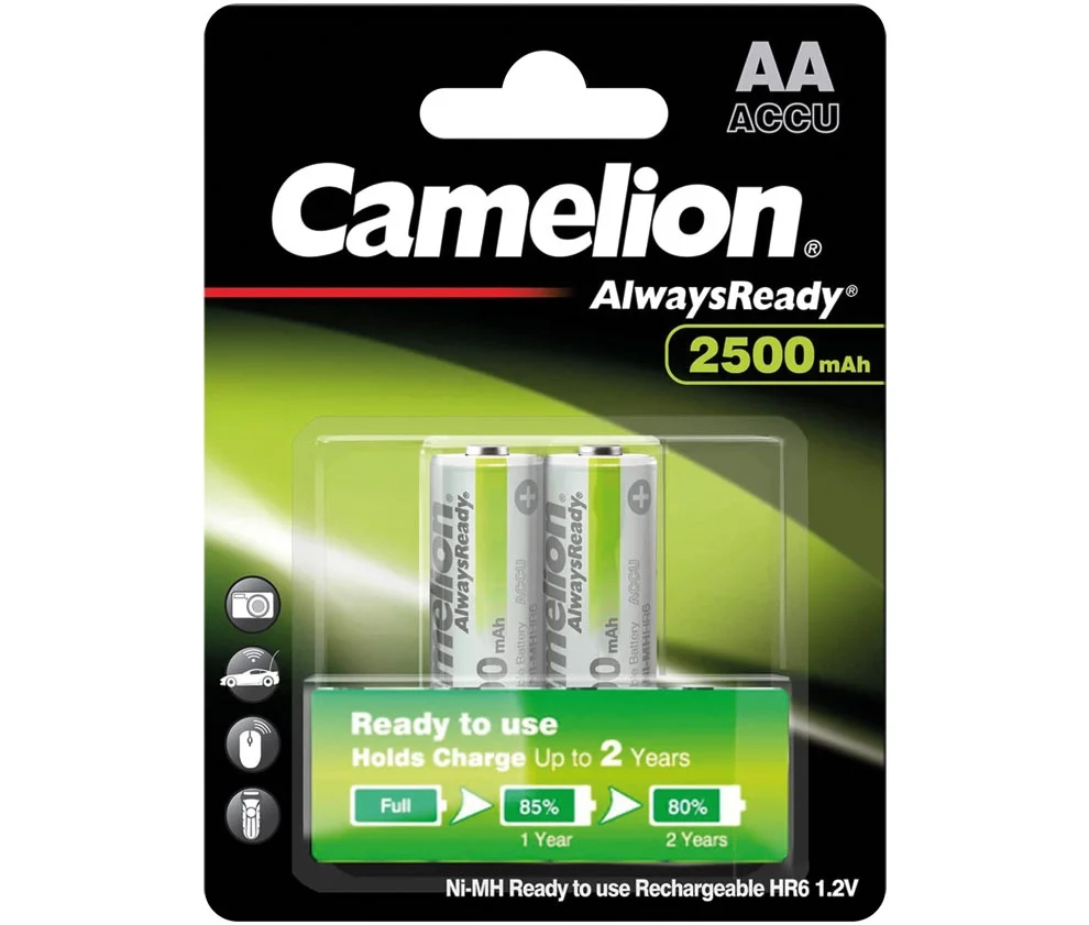 Bateria Recarregavel AA 1,2v/2500mah Ni-Mh, Pre-C.