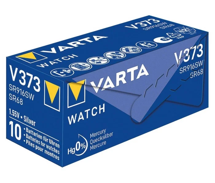 Sr68 / V373 Pilha de Óxido de Plata