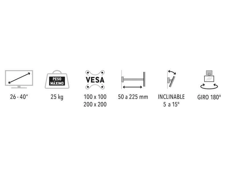 Suporte para Tv Led/Tft de 26" a 40