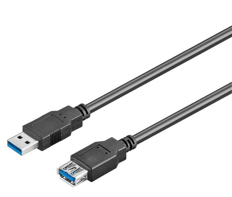 Ligação Usb-A 20 Macho-Macho Usb-A 20, Preto