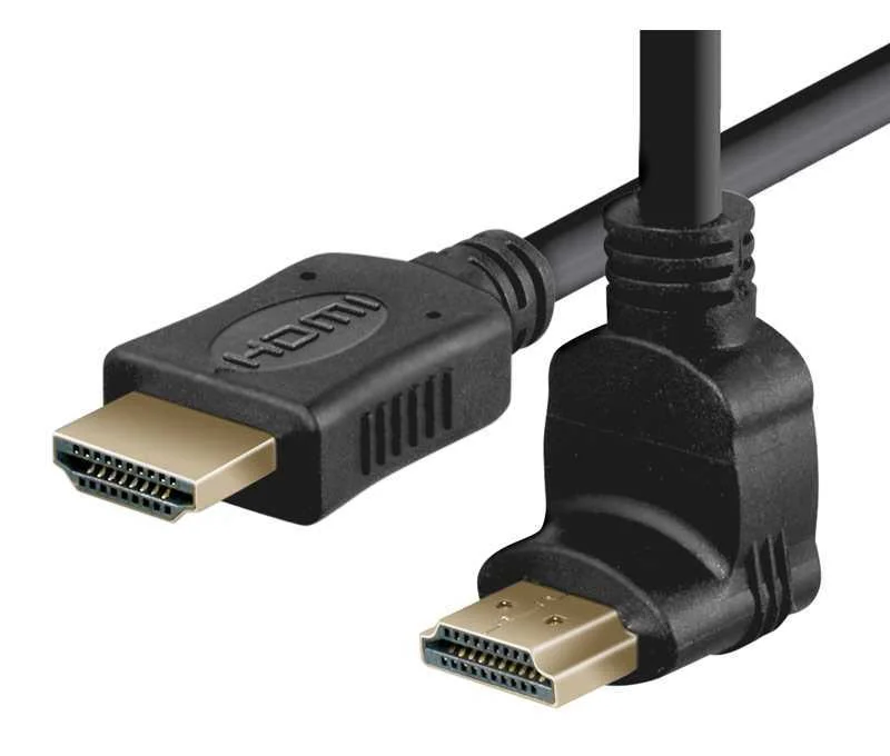 Ligação Hdmi Macho Reto - Macho em Ângulo Reto. 5.