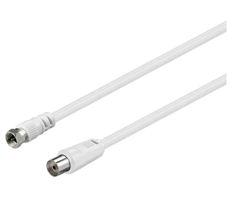 Conector de Antena de Tv Hembra a F Macho 2.5m