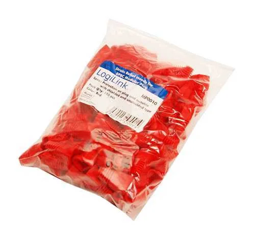 Capa para Ficha Rj45 Vermelho