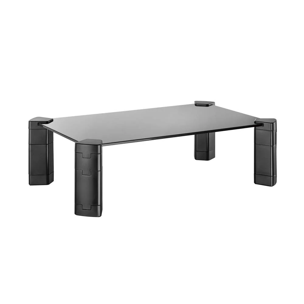 Suporte de Elevação Vidro P/ Monitor (Preto)