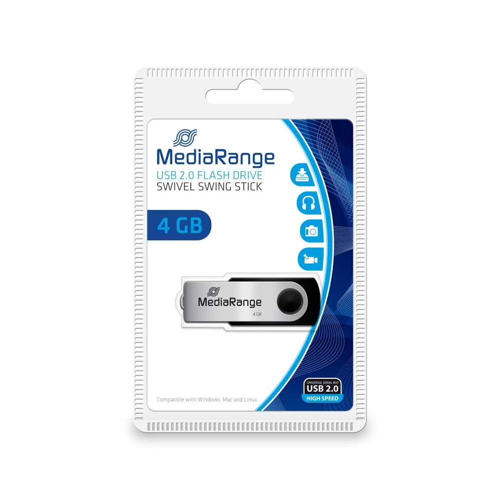 Mediarange Mr907 Unidade de Memória Usb 4 Gb Usb .