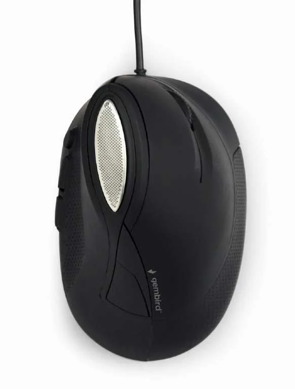 Rato C/ Fios Mus-Ergo-03 3200 Dpi Preto - Gembird