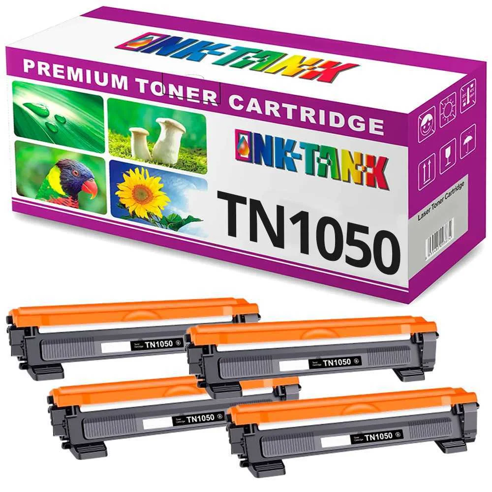 Pack 4 Toners Brother Tn-1050 Compatíveis