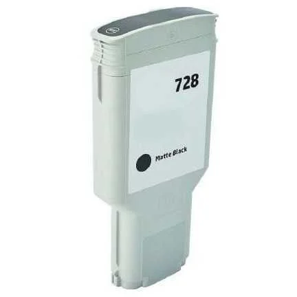Tinteiro Hp Compatível 728 Preto Mate (F9j68a / F.