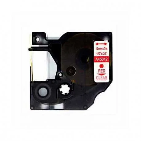 Fita Compatível Dymo D1 45012 - 12mm X 7 Metros V.