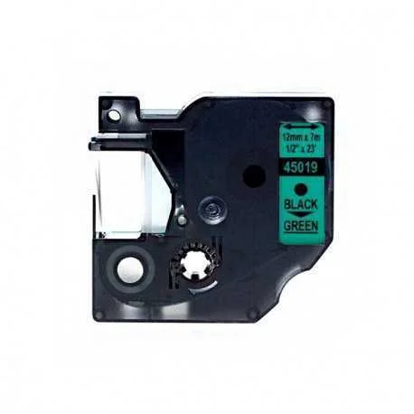 Fita Compatível Dymo D1 45019 - 12mm X 7 Metros P.