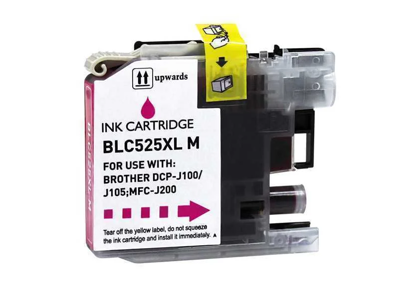 Tinteiro Brother Compatível Lc525m Xl Magenta