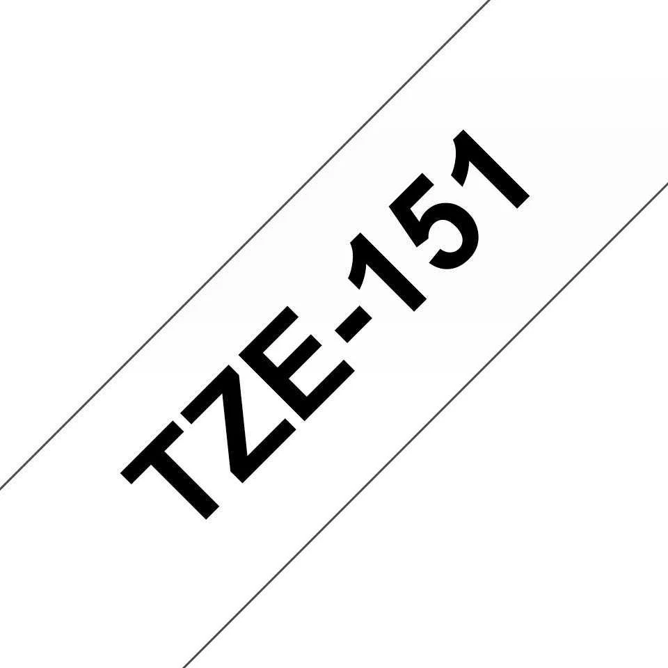 Fita Laminada Compatível Brother Tze-151 - 24mm X.