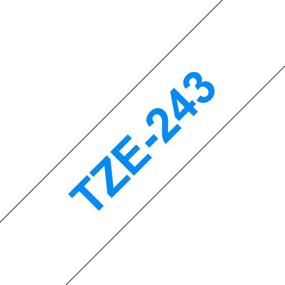 Fita Laminada Compatível Brother Tze-243 - 18mm X.