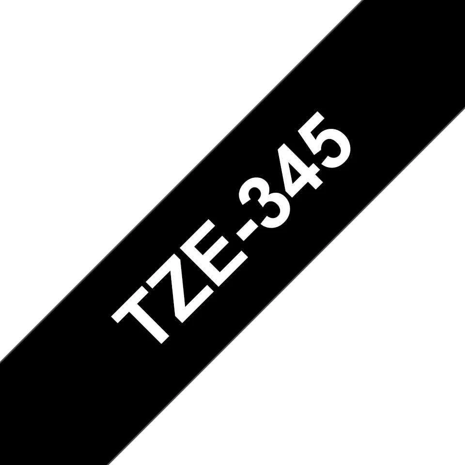 Fita Laminada Compatível Brother Tze-345 - 18mm X.