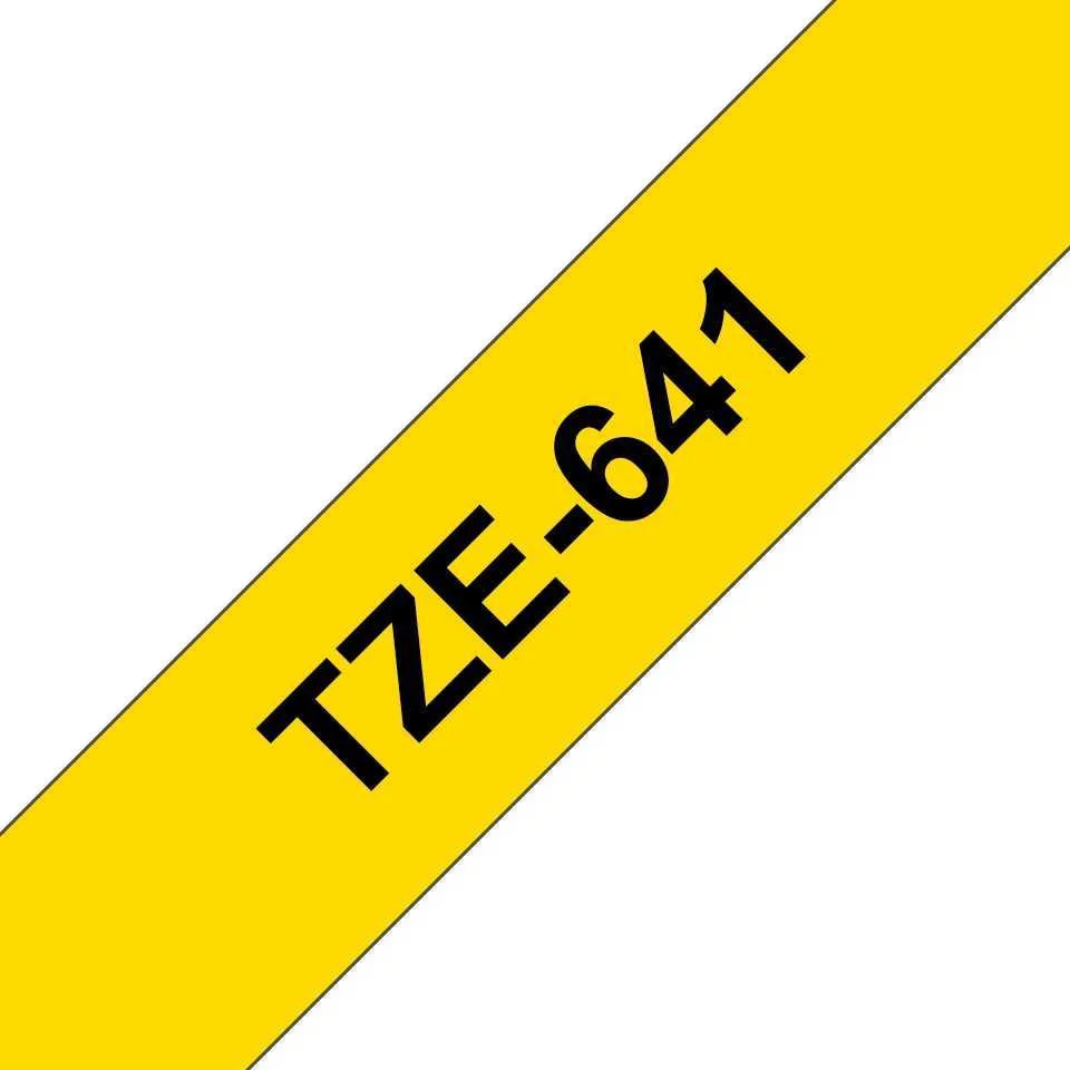 Fita Laminada Compatível Brother Tze-641 - 18mm X.