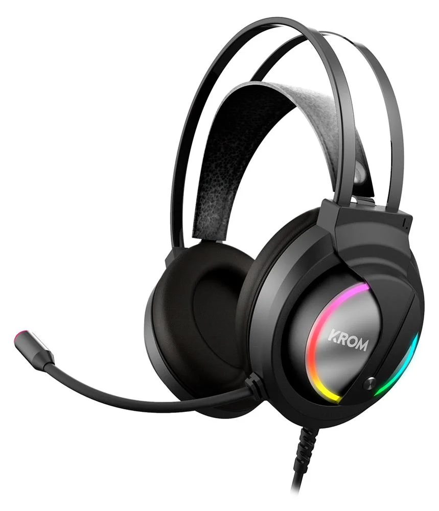 Auriculares com Microfone para Vídeojogos Krom