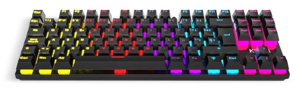 Teclado Krom Kasic Tkl Preto Retroiluminação