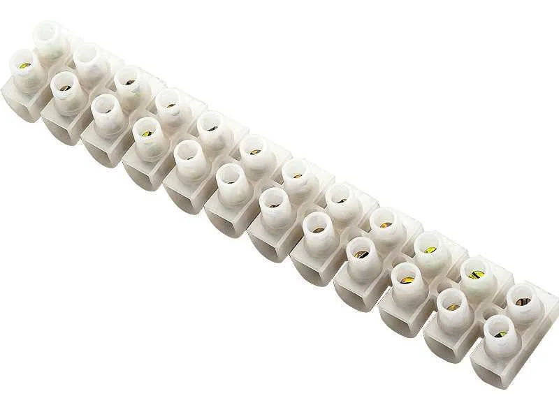 Bloco Elétrico 12 Campos R 25mm2 Branco