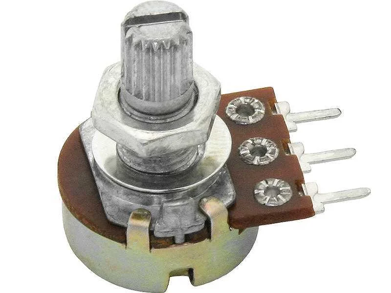 Potenciómetro Rotativo 500k Ohm a Log L20mm