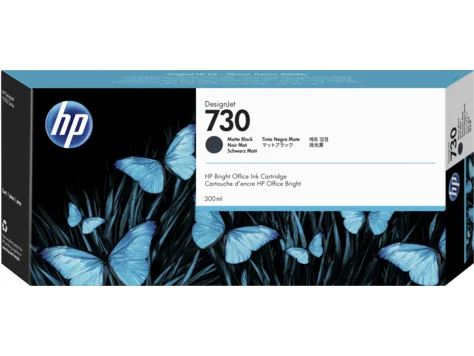 Tinteiro Hp 730 Mattle Black P2v71a