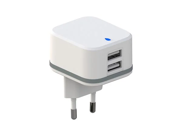 Carregador Compacto com Dupla Saída Usb 5 V - 4.8.