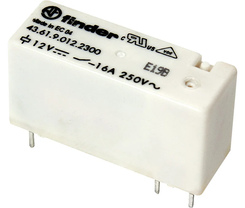 Rl193 Mini-Relé Cto. Impresso 12vdc / 16a