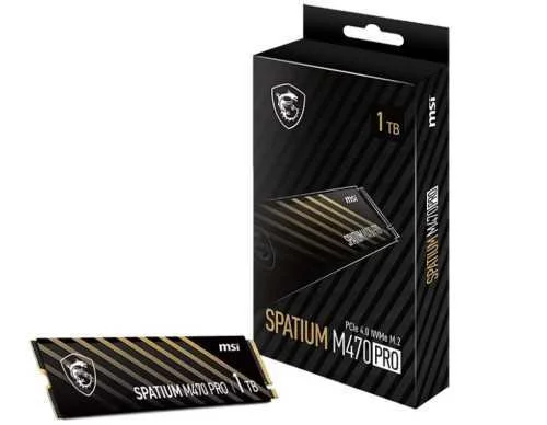 Ssd Msi Spatium M470 Pro Pcie 40 Nvme M2 1tb
