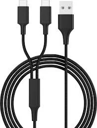 Cabo de Carregamento Smrter Hydra Duo, Tipo Usb-C.