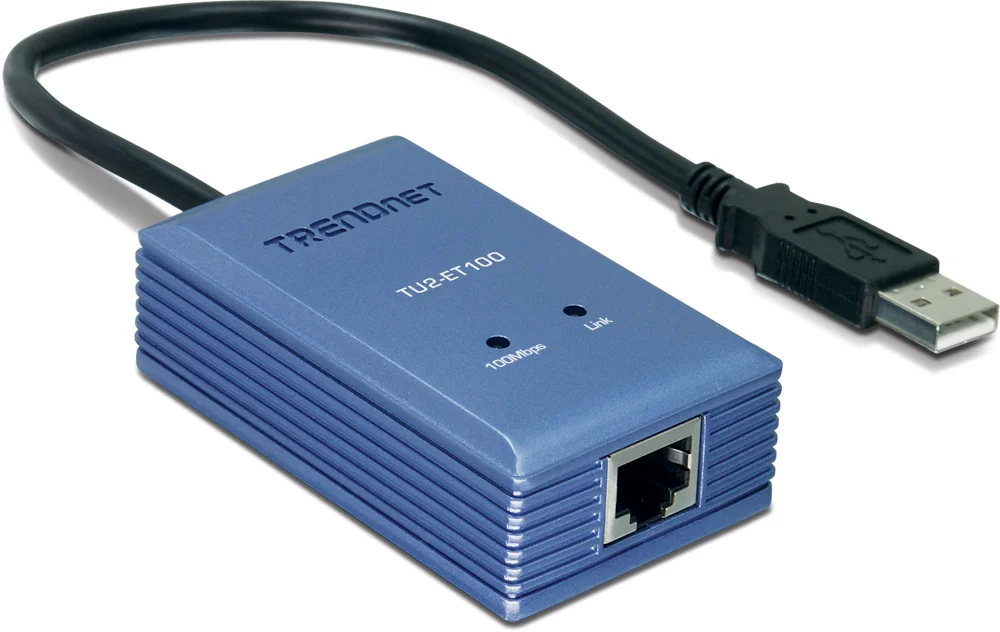 Adaptador Usb Trendnet Tu2-Et100 Azul
