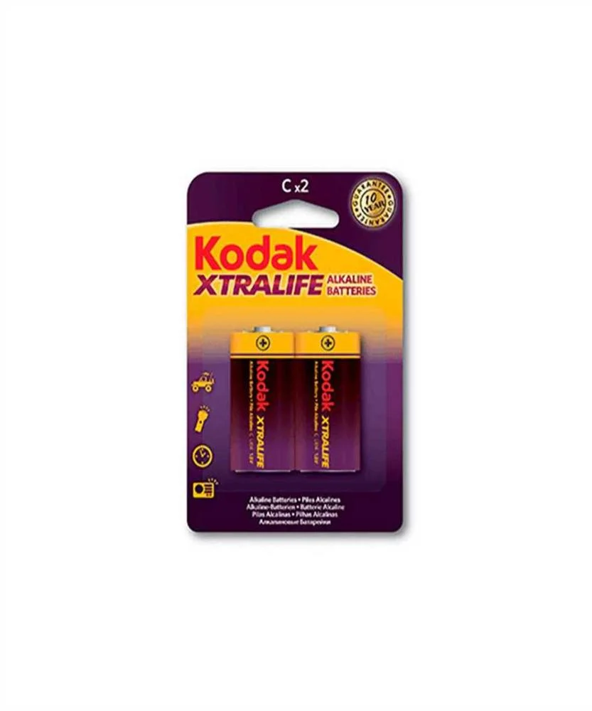 Kodak Xtralife Alkaline C Battery (2 Pack) (22032)