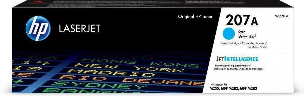 Hp Toner 207a Cyan - W2211a