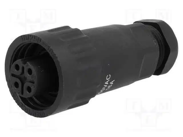 Ficha, Wa22, Fêmea, Pin: 4, 3+Pe, Ip67, 5÷6,5mm, .