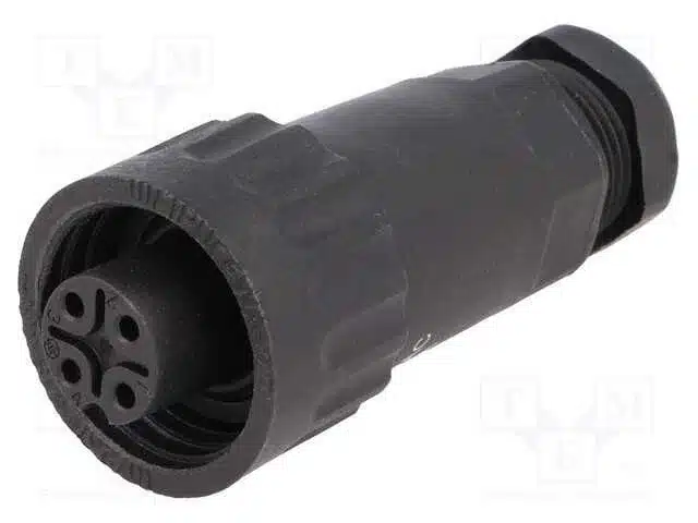 Ficha, Wa22, Fêmea, Pin: 4, 3+Pe, Ip67, 7÷8,5mm, .
