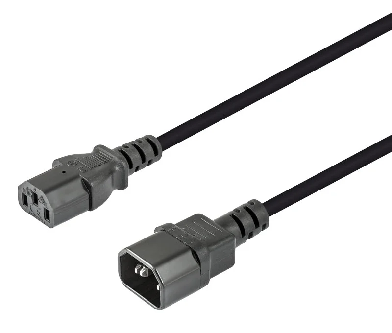 Cabo Extensor C14 (Macho) - C13 (Fêmea) 2m
