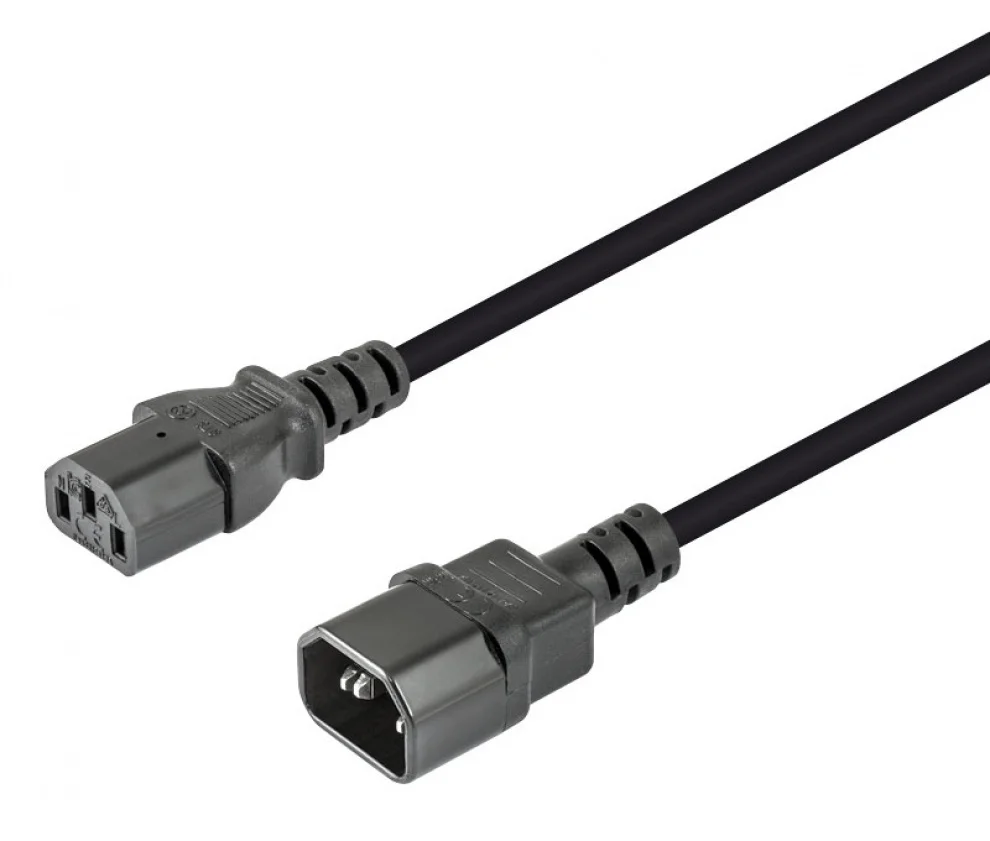 Cabo Extensor C14 (Macho) - C13 (Fêmea) 1m