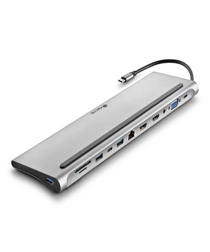 Hub Usb-C "12-Em-1" 2x Hdmi / 2x Usb-A / Usb-C / .