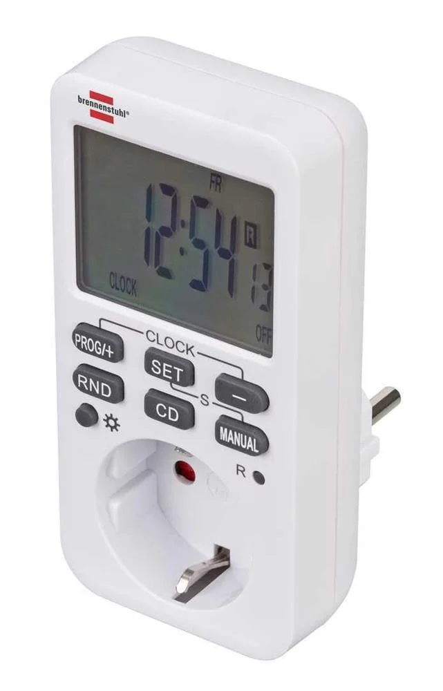 Brennenstuhl 1506320 Temporizador Elétrico Branco.