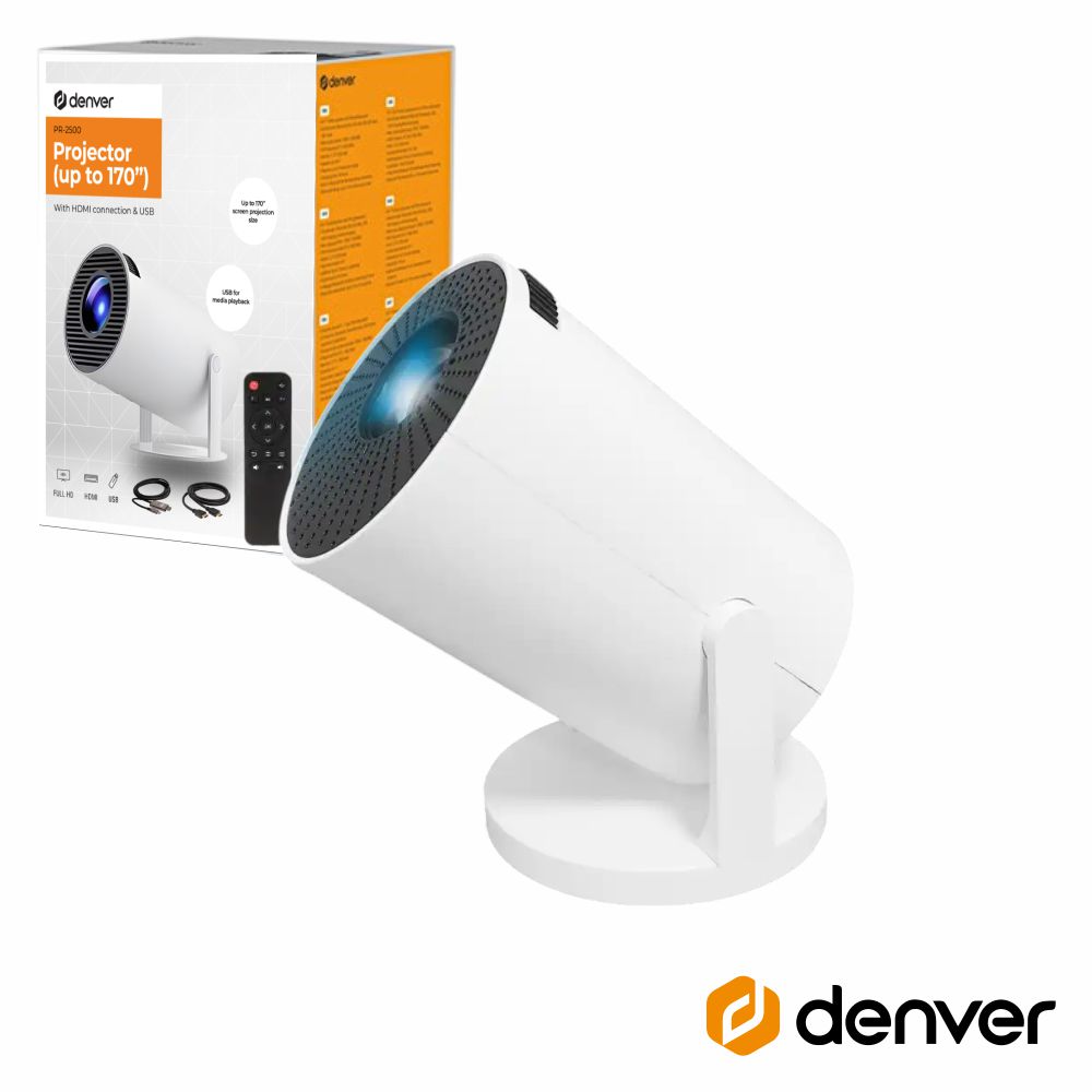 Vídeo Projetor FHD 1080P HDMI/USB DENVER