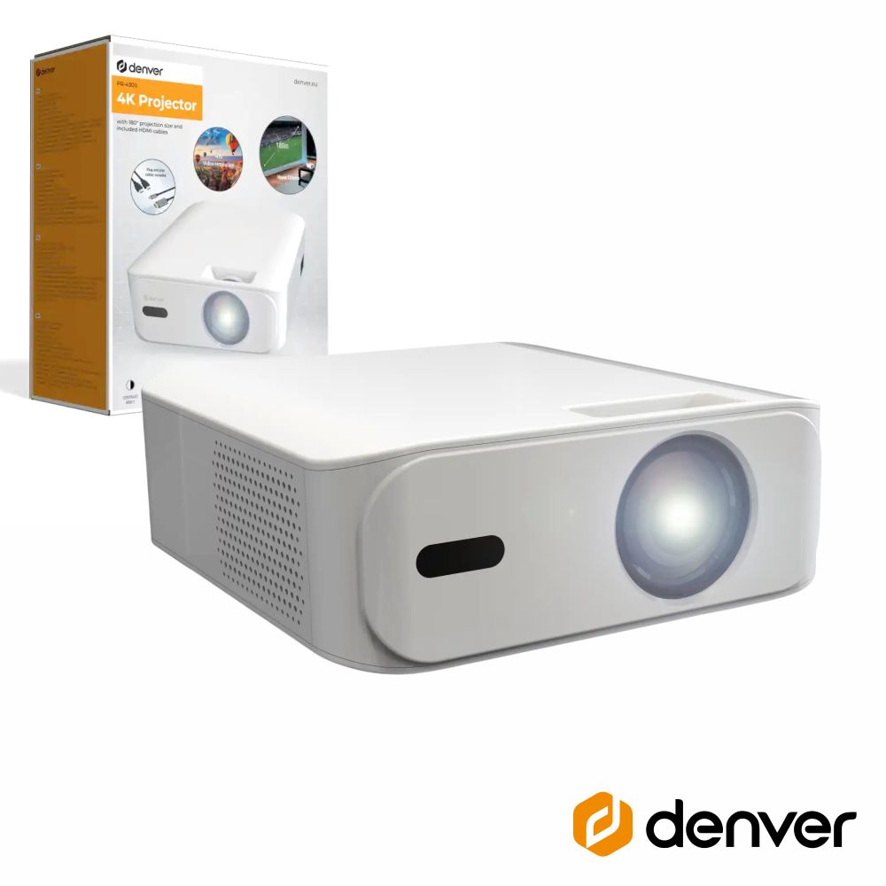 Vídeo Projetor 4K HDMI/USB DENVER