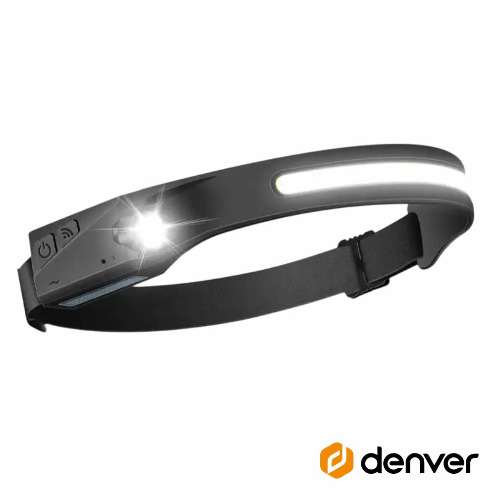 Lanterna de Cabeça 3W 300lm C/ Sensor Movimentos DENVER
