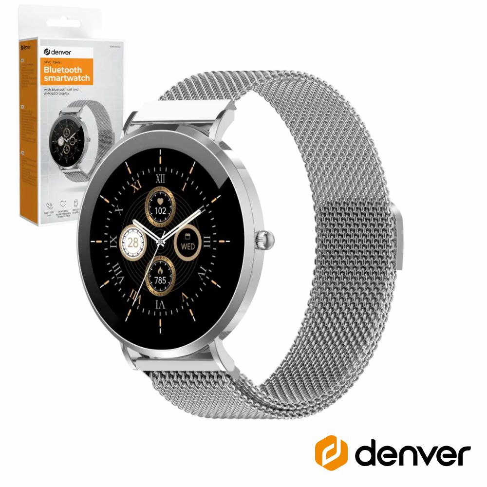 SmartWatch P/ Android iOS 1.32" Silver DENVER