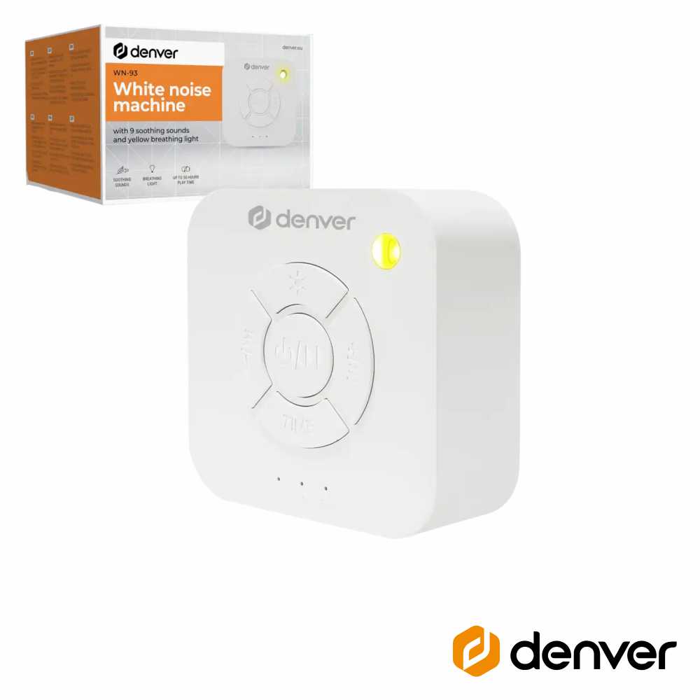 Dispositivo de Ruído Branco C/ 9 Sons Naturais DENVER