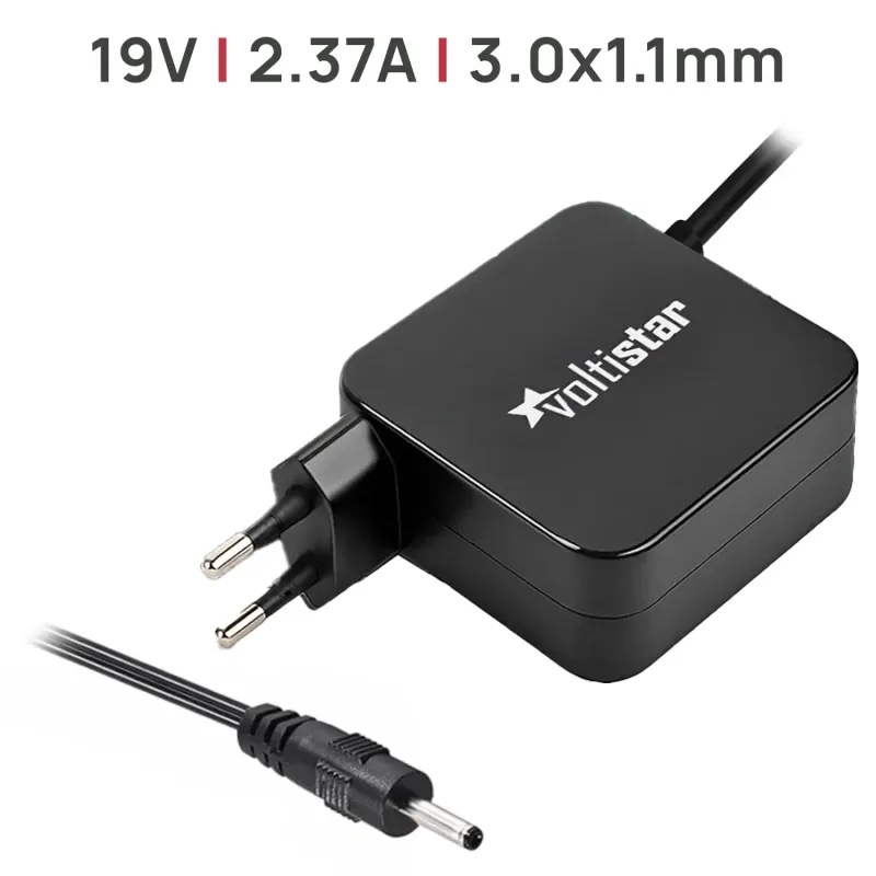AD00047 Carregador portátil 19V 2.37A 3.0x1.1mm